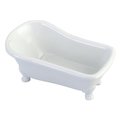 Furnorama 7 in. Mini Clawfoot Tub with Feet; White FU898751